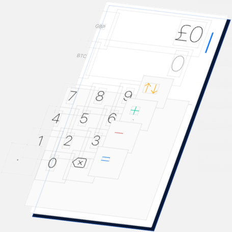 Currency for iOS Xcode Exploded UI View, work by Nuno Coelho Santos